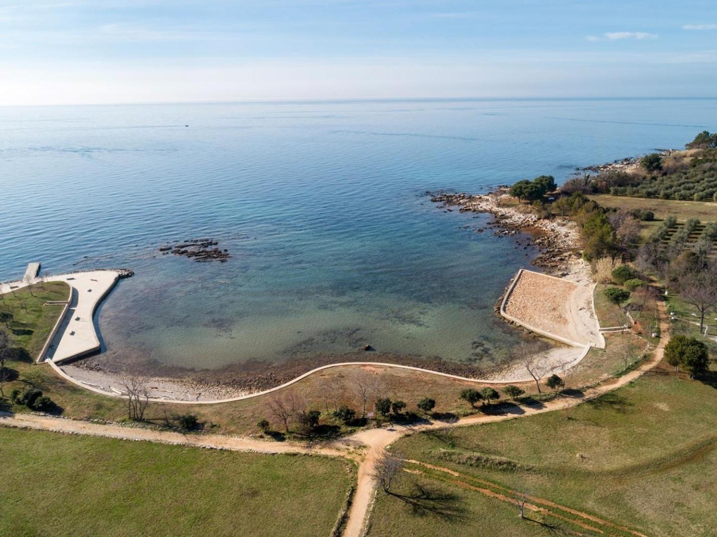 Apartments Zambratija With Sea View Kültér fotó
